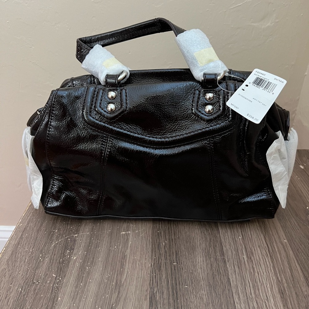 NWT Coach Ashley Patent Leather Satchel